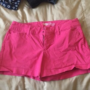 old navy pixie pink shorts - size 0